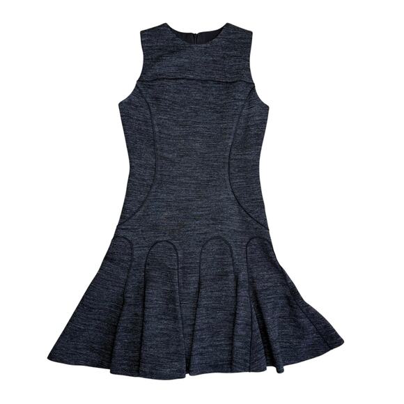 Derek Lam 10 Crosby Sleeveless Ponte A-line Dress in Gray Small - Picture 6 of 11